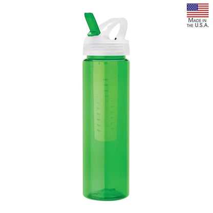 Newport 25 oz. PET Bottle with Flip Spout & Infuser