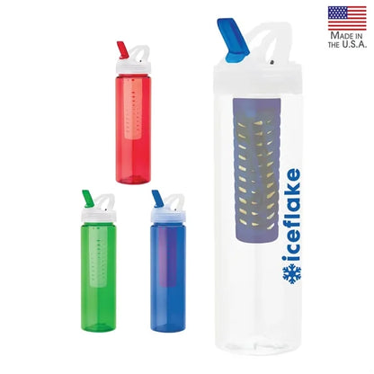 Laguna 32 oz. PET Bottle with Flip Spout & Infuser