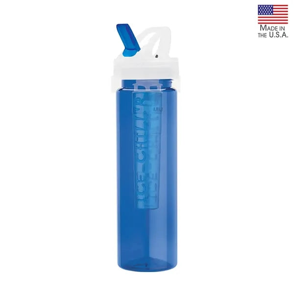 Laguna 32 oz. PET Bottle with Flip Spout & Ice Stick