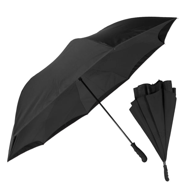 The Grand Inversa Inverted Umbrella - 58" Arc, Reverse Close