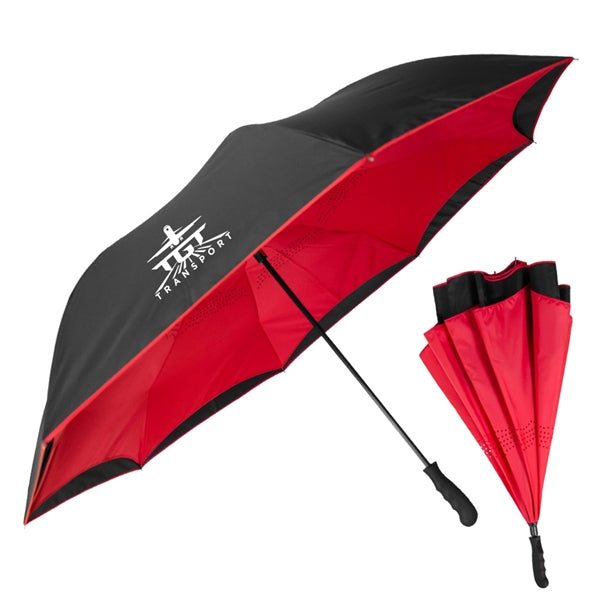 The Grand Inversa Inverted Umbrella - 58" Arc, Reverse Close