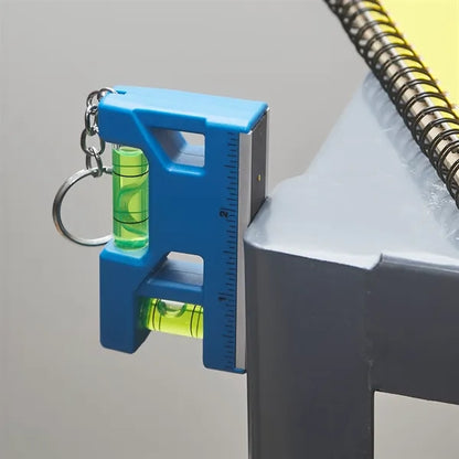 Hank 3" Level / Ruler Keyring