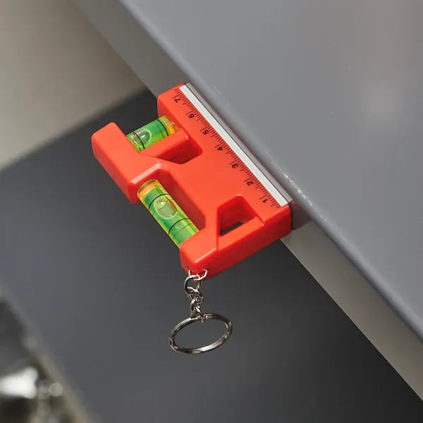 Hank 3" Level / Ruler Keyring