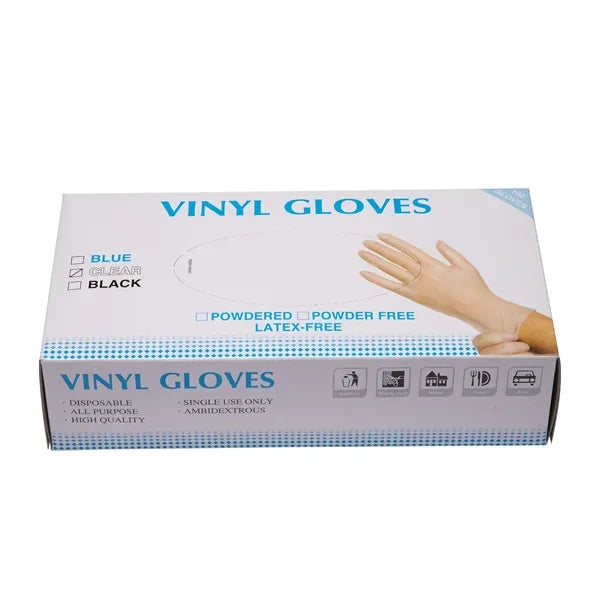 Protection-XL Box of 100 Extra Large Size Vinyl Gloves (5...