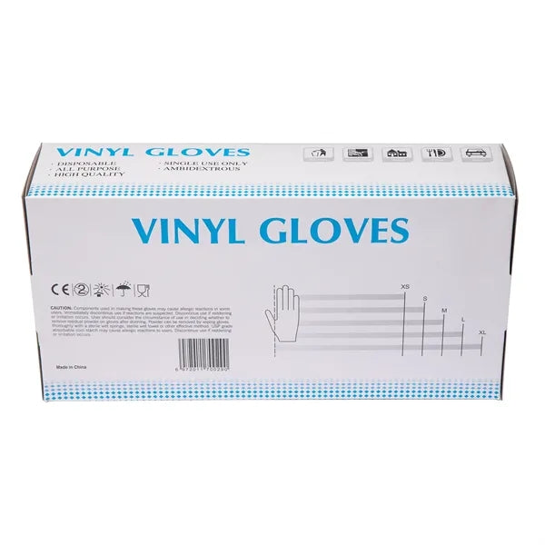 Protection-XL Box of 100 Extra Large Size Vinyl Gloves (5...