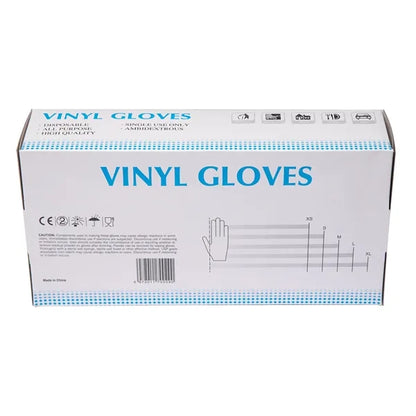 Protection-XL Box of 100 Extra Large Size Vinyl Gloves (5...