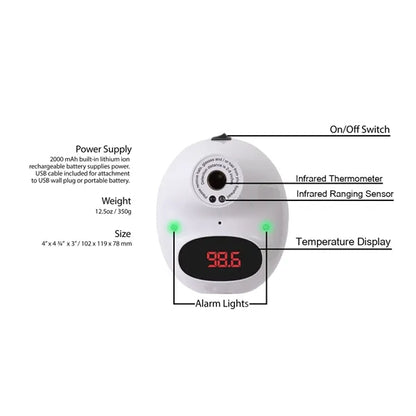 Tempo II Wall Mounted Infrared Thermometer