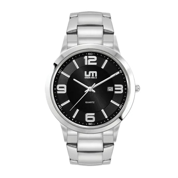 Men's Silver Stainless Steel Case Watch Men's Silver Stai...