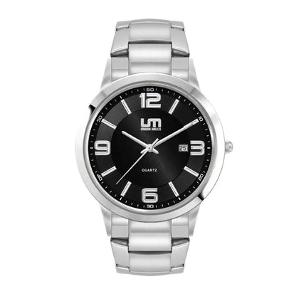 Men's Silver Stainless Steel Case Watch Men's Silver Stai...