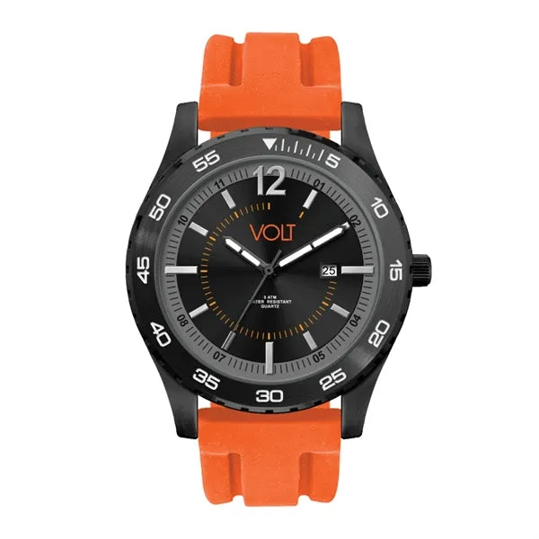 42MM METAL BLACK CASE, 3 HAND MVMT, DTE DISPLAY, B...