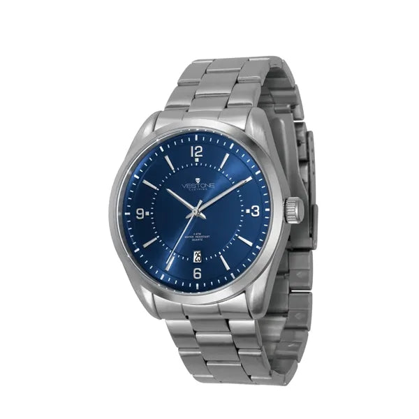 Men's Blue Dial 42mm Metal Case Men's Blue Dial 42mm Meta...