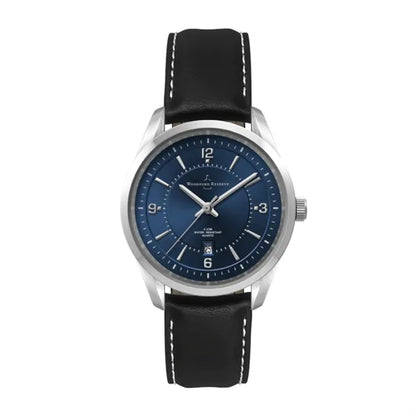 33MM METAL SILVER CASE, 3 HAND MVMT, BLUE DIAL, DT...