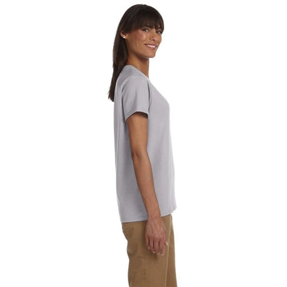 Gildan Women's Ultra Cotton Tee - Light/Heather