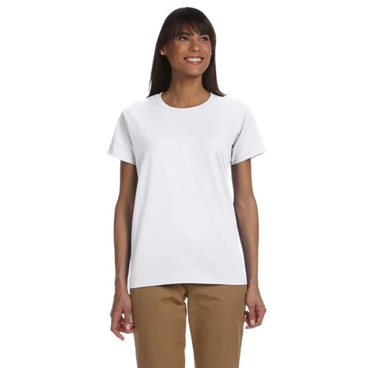 Gildan Women's Ultra Cotton Tee - White/Neutral