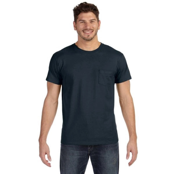 Hanes 4.5 oz. 100% Ringspun Cotton Nano T-Shirt with Pocket
