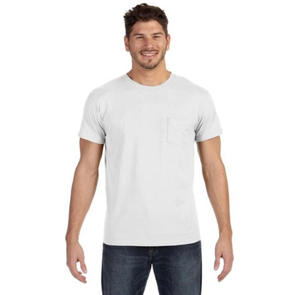 Hanes 4.5 oz. 100% Ringspun Cotton Nano T-Shirt with Pocket