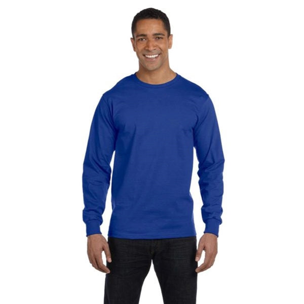 Hanes Long Sleeve Beefy-T - Dark/Color