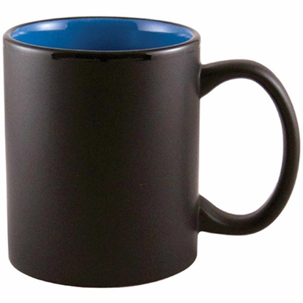 11 oz. Two-Tone Matted C-Handle Mug