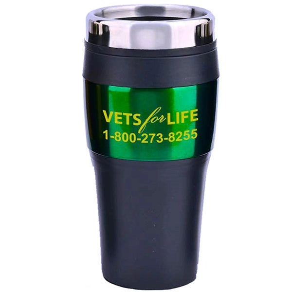 16 oz. Travel Stainless Mess-Free Vacuum Insulated w/ lid