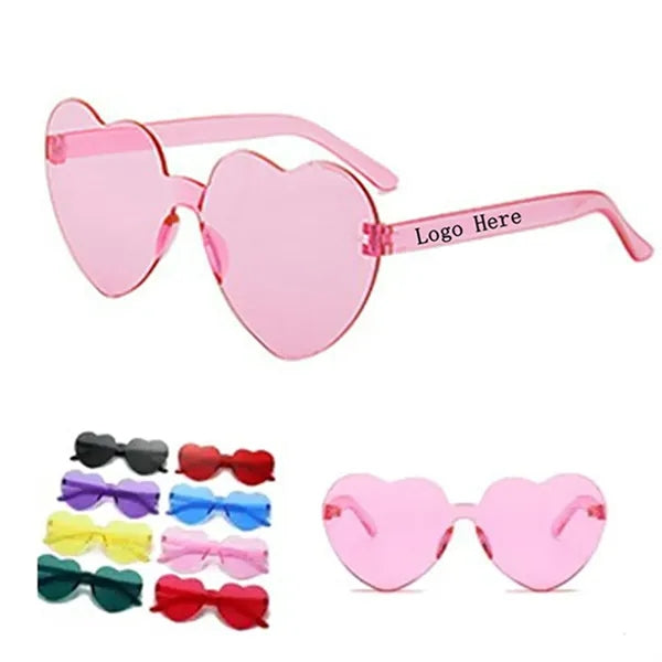 Heart Shape Rimless Glasses