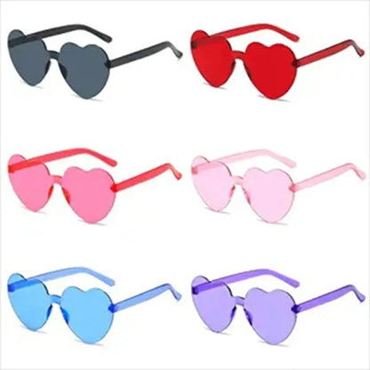 Heart Shape Rimless Glasses