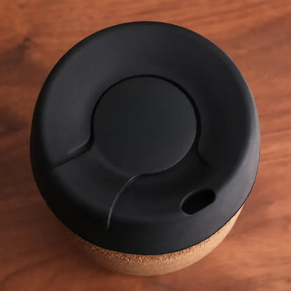 11.8 oz Glass & Cork To-Go Tumbler