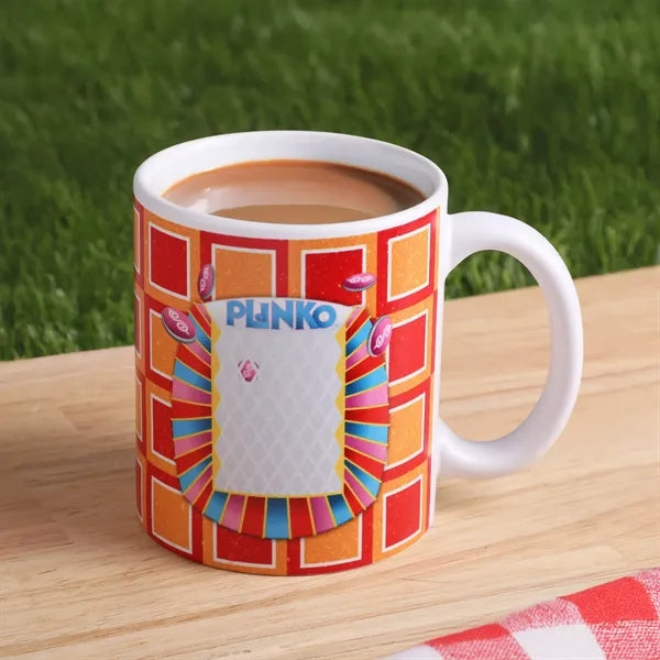 Full Color 11 Oz White Matte Ceramic Mug