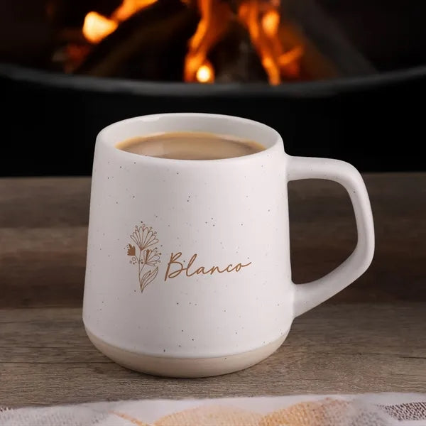 13.5 Oz Speckled Ceramic Tapered Mug