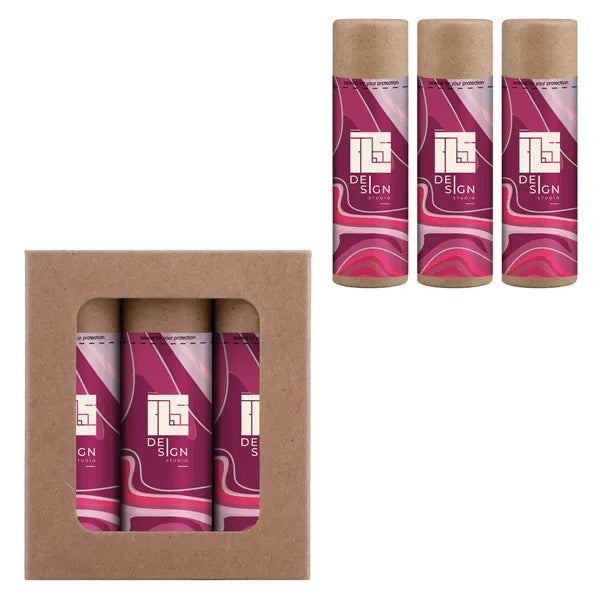 Pucker Pack: Kraft Lip Moisturizer 3 Pack