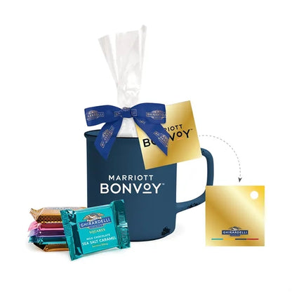 Ghirardelli Mug Drop with 17oz Camp Mug