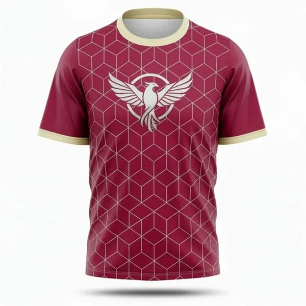 Spandex Interlock Short Sleeve T-Shirt (Full Color)