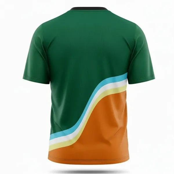 Jacquard Sublimated Performance Short Sleeve T Shirt