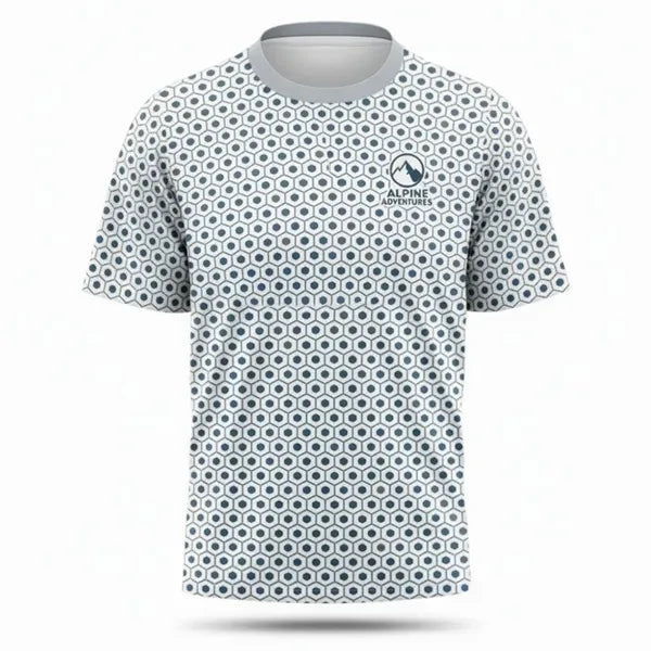 Birdseye Mesh Sublimated Short Sleeve T Shirt