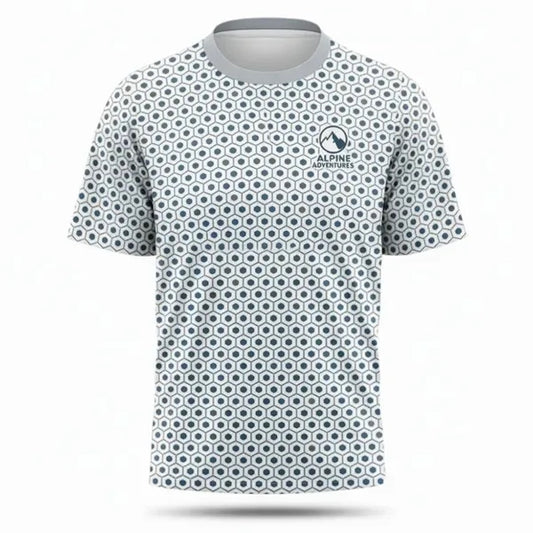 Birdseye Mesh Sublimated Short Sleeve T Shirt