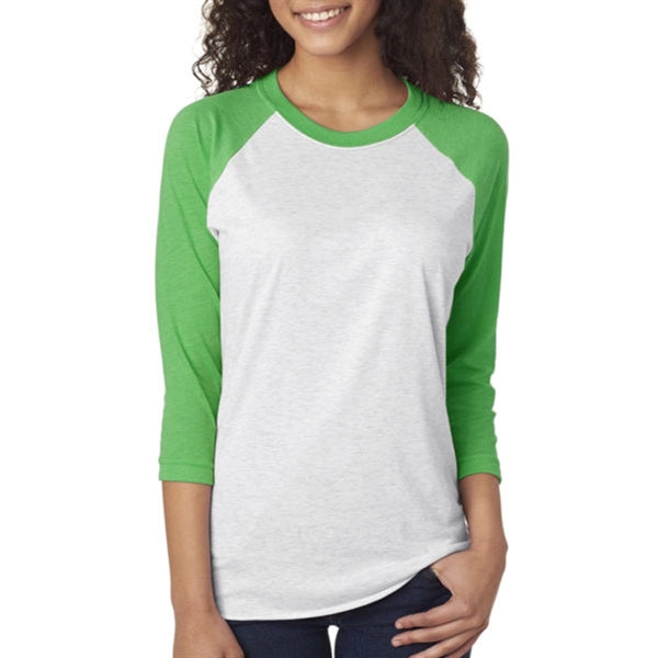 Next Level Unisex Triblend 3/4 Sleeve Raglan Tee