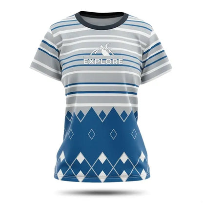 Full Color Women's Athletic Short Sleeve T Shirt