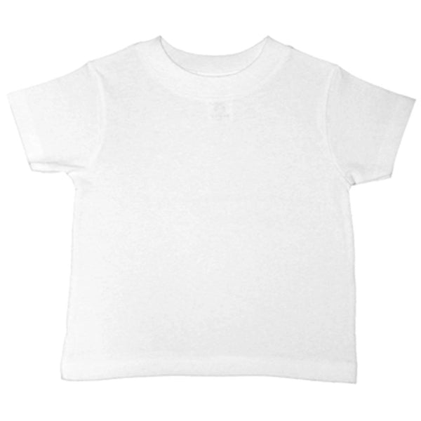 Rabbit Skins Toddler Short Sleeve Tee - White/Neutral