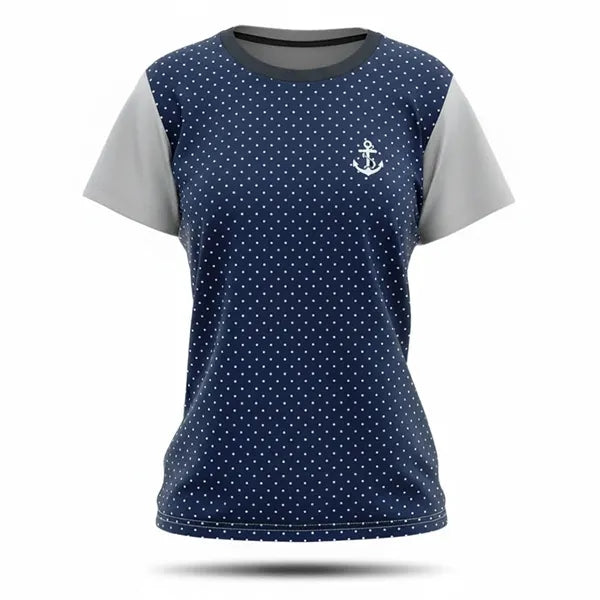 Women's Short Sleeve Honeycomb Mesh T Shirt