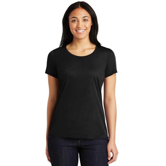 Sport-Tek Ladies Cotton Touch Scoop Neck Tee