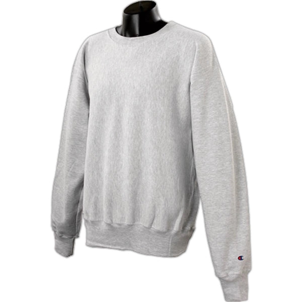 Champion 12 oz Reverse Weave Fleece Crew - Light/Heather