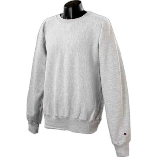 Champion 12 oz Reverse Weave Fleece Crew - Light/Heather