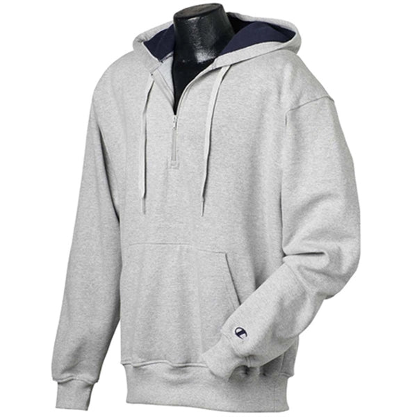 Champion Cotton Max Quarter-Zip Hoodie - Dark/All