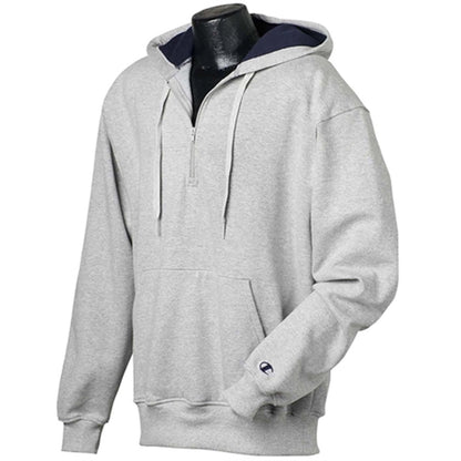 Champion Cotton Max Quarter-Zip Hoodie - Dark/All