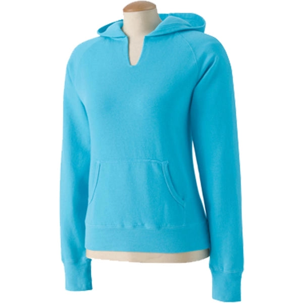 Comfort Colors Women's Garment-Dyed Front-Slit Pullover Hood