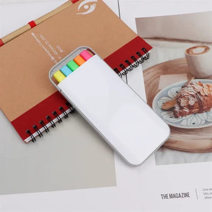 5 in 1  Colors Highlighter Set W/ Case