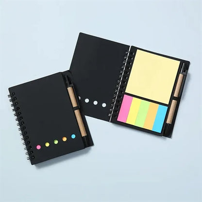 Sticky Notes Spiral Notebook