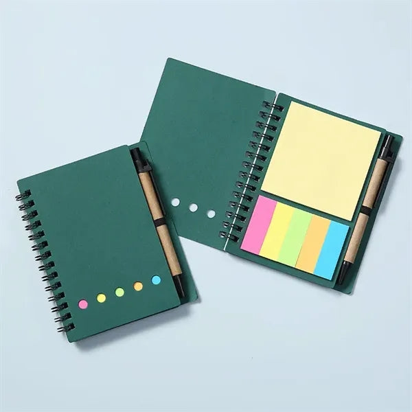 Sticky Notes Spiral Notebook