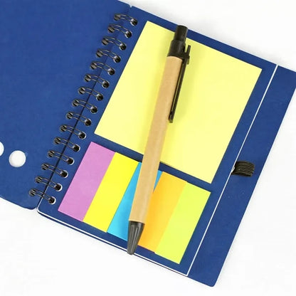 Sticky Notes Spiral Notebook