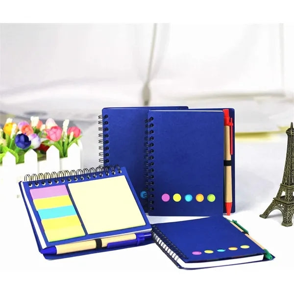 Sticky Notes Spiral Notebook