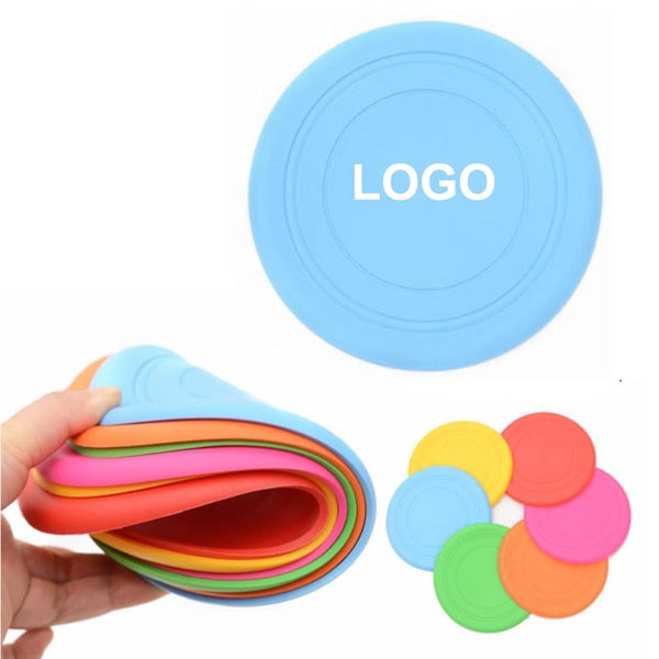 7" Rubber  Pet Soft Flyer / Flying Disc